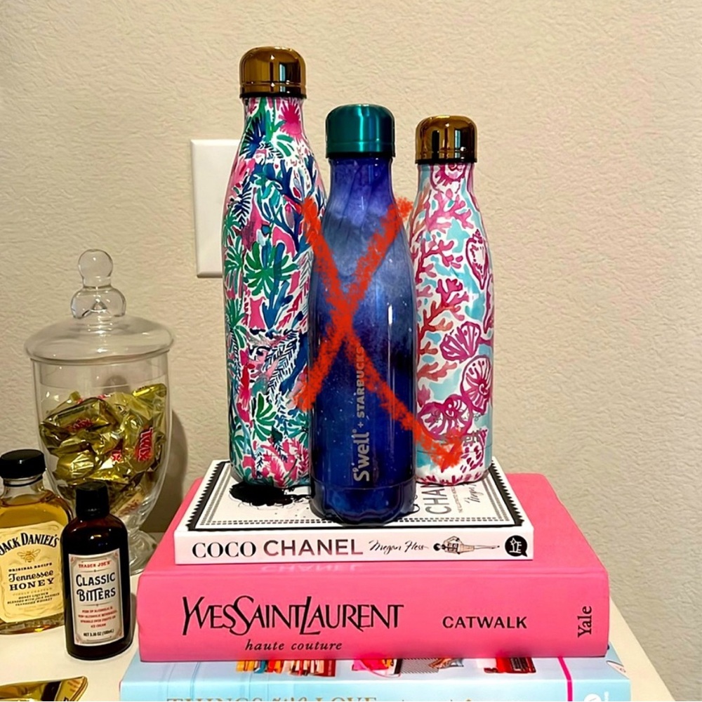 Set of S’well water bottles - Lilly Pulitzer collaborations